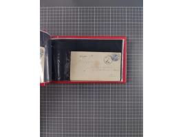 1850/67, kleiner Sammlungsbestand mit Marken, Briefstücken, Einheiten und rund 180 Briefen und Ganzsachen, dabei kleine Numme