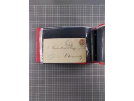 1850/67, kleiner Sammlungsbestand mit Marken, Briefstücken, Einheiten und rund 180 Briefen und Ganzsachen, dabei kleine Numme