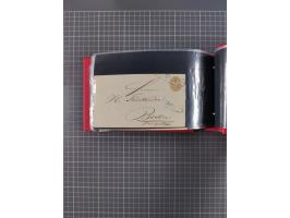 1850/67, kleiner Sammlungsbestand mit Marken, Briefstücken, Einheiten und rund 180 Briefen und Ganzsachen, dabei kleine Numme