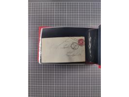 1850/67, kleiner Sammlungsbestand mit Marken, Briefstücken, Einheiten und rund 180 Briefen und Ganzsachen, dabei kleine Numme