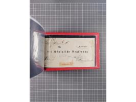 1850/67, kleiner Sammlungsbestand mit Marken, Briefstücken, Einheiten und rund 180 Briefen und Ganzsachen, dabei kleine Numme