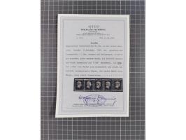 1850/67, kleiner Sammlungsbestand mit Marken, Briefstücken, Einheiten und rund 180 Briefen und Ganzsachen, dabei kleine Numme