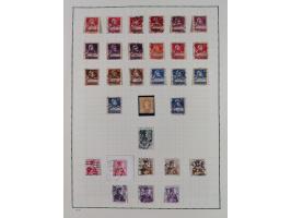 1850/2015 (ca.), gestempelter Sammlungsbestand mit u.a. Mi.5 II, 7 I, 17 Ia, etc., einige Atteste und Befunde