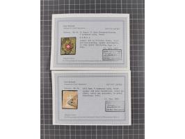 1850/2015 (ca.), gestempelter Sammlungsbestand mit u.a. Mi.5 II, 7 I, 17 Ia, etc., einige Atteste und Befunde