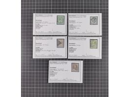 1850/2015 (ca.), gestempelter Sammlungsbestand mit u.a. Mi.5 II, 7 I, 17 Ia, etc., einige Atteste und Befunde