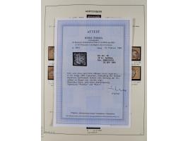 1851/75 (ca.), gestempelte reichhaltige Sammlung, meist mehrfach vorhanden mit auch Farben und verschiedenen Stempeln, dabei 