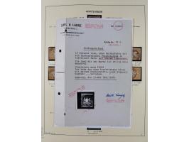 1851/75 (ca.), gestempelte reichhaltige Sammlung, meist mehrfach vorhanden mit auch Farben und verschiedenen Stempeln, dabei 