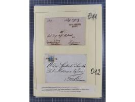 1850/54, 36 Briefe mit der ersten Ausgabe frankiert, dabei viele interessante Stempel und Verwendungen, Farb- und Mehrfachfra