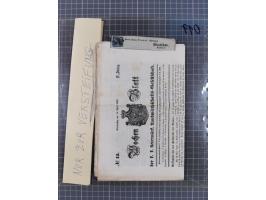 1858/64, interessante Partie mit 37 Briefen, viele bessere Frankaturen, Stempel, Auslandsbriefe und Drucksache, Farb- und Mis