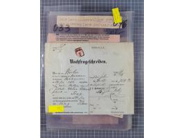 1858/64, interessante Partie mit 37 Briefen, viele bessere Frankaturen, Stempel, Auslandsbriefe und Drucksache, Farb- und Mis