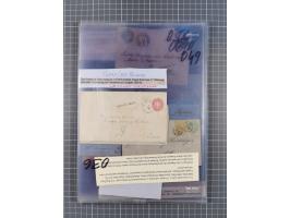 1858/64, interessante Partie mit 37 Briefen, viele bessere Frankaturen, Stempel, Auslandsbriefe und Drucksache, Farb- und Mis