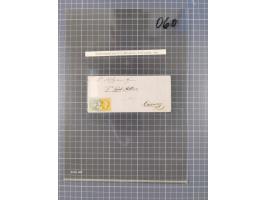 1867, Kaiser Franz Josef Ausgabe Briefsammlung mit 63 Briefen und Karten, bessere Stempel und Entwertungen, dabei 3-Farbfrank