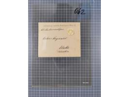 1867, Kaiser Franz Josef Ausgabe Briefsammlung mit 63 Briefen und Karten, bessere Stempel und Entwertungen, dabei 3-Farbfrank