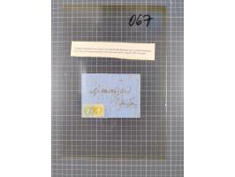 1867, Kaiser Franz Josef Ausgabe Briefsammlung mit 63 Briefen und Karten, bessere Stempel und Entwertungen, dabei 3-Farbfrank