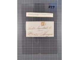 1867, Kaiser Franz Josef Ausgabe Briefsammlung mit 63 Briefen und Karten, bessere Stempel und Entwertungen, dabei 3-Farbfrank