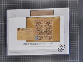 1883, Doppeladler-Ausgabe Briefsammlung mit 43 Briefen und Karten, viele bessere Frankaturen, Auslandsbriefe, Einschreiben, M