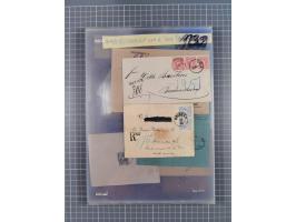 1883, Doppeladler-Ausgabe Briefsammlung mit 43 Briefen und Karten, viele bessere Frankaturen, Auslandsbriefe, Einschreiben, M