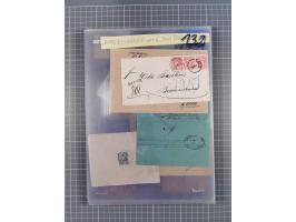 1883, Doppeladler-Ausgabe Briefsammlung mit 43 Briefen und Karten, viele bessere Frankaturen, Auslandsbriefe, Einschreiben, M