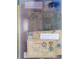 1890/1901, Kronenwährung-Ausgabe Briefsammlung mit 29 Briefen und Karten, viele bessere Frankaturen, Mehrfach- und Mischfrank
