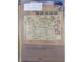 1890/1901, Kronenwährung-Ausgabe Briefsammlung mit 29 Briefen und Karten, viele bessere Frankaturen, Mehrfach- und Mischfrank