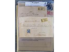 1890/1901, Kronenwährung-Ausgabe Briefsammlung mit 29 Briefen und Karten, viele bessere Frankaturen, Mehrfach- und Mischfrank