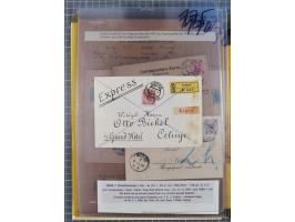 1890/1901, Kronenwährung-Ausgabe Briefsammlung mit 29 Briefen und Karten, viele bessere Frankaturen, Mehrfach- und Mischfrank