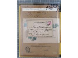 1890/1901, Kronenwährung-Ausgabe Briefsammlung mit 29 Briefen und Karten, viele bessere Frankaturen, Mehrfach- und Mischfrank