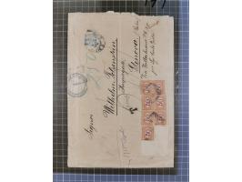 1890/1901, Kronenwährung-Ausgabe Briefsammlung mit 29 Briefen und Karten, viele bessere Frankaturen, Mehrfach- und Mischfrank
