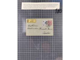 1890/1901, Kronenwährung-Ausgabe Briefsammlung mit 29 Briefen und Karten, viele bessere Frankaturen, Mehrfach- und Mischfrank