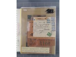 1833/1915 (ca.), postfrische/ungebrauchte und gestempelte Sammlung mit 47 Briefen und Karten, Schwerpunkt Feldpost und später