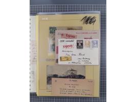 1833/1915 (ca.), postfrische/ungebrauchte und gestempelte Sammlung mit 47 Briefen und Karten, Schwerpunkt Feldpost und später