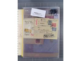 1833/1915 (ca.), postfrische/ungebrauchte und gestempelte Sammlung mit 47 Briefen und Karten, Schwerpunkt Feldpost und später