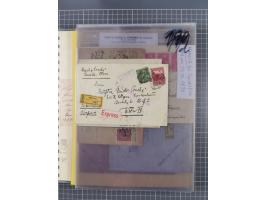 1833/1915 (ca.), postfrische/ungebrauchte und gestempelte Sammlung mit 47 Briefen und Karten, Schwerpunkt Feldpost und später