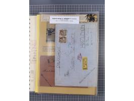 1833/1915 (ca.), postfrische/ungebrauchte und gestempelte Sammlung mit 47 Briefen und Karten, Schwerpunkt Feldpost und später