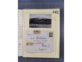 1833/1915 (ca.), postfrische/ungebrauchte und gestempelte Sammlung mit 47 Briefen und Karten, Schwerpunkt Feldpost und später