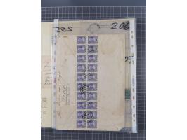 1833/1915 (ca.), postfrische/ungebrauchte und gestempelte Sammlung mit 47 Briefen und Karten, Schwerpunkt Feldpost und später