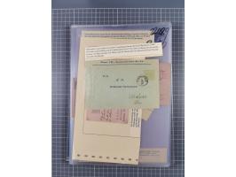 1833/1915 (ca.), postfrische/ungebrauchte und gestempelte Sammlung mit 47 Briefen und Karten, Schwerpunkt Feldpost und später