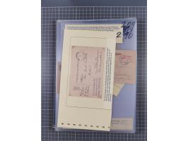 1833/1915 (ca.), postfrische/ungebrauchte und gestempelte Sammlung mit 47 Briefen und Karten, Schwerpunkt Feldpost und später