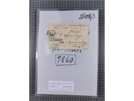1833/1915 (ca.), postfrische/ungebrauchte und gestempelte Sammlung mit 47 Briefen und Karten, Schwerpunkt Feldpost und später