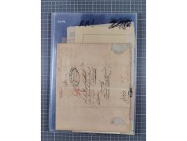 1833/1915 (ca.), postfrische/ungebrauchte und gestempelte Sammlung mit 47 Briefen und Karten, Schwerpunkt Feldpost und später