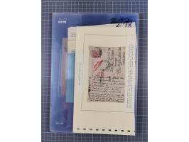 1833/1915 (ca.), postfrische/ungebrauchte und gestempelte Sammlung mit 47 Briefen und Karten, Schwerpunkt Feldpost und später