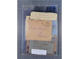 1833/1915 (ca.), postfrische/ungebrauchte und gestempelte Sammlung mit 47 Briefen und Karten, Schwerpunkt Feldpost und später