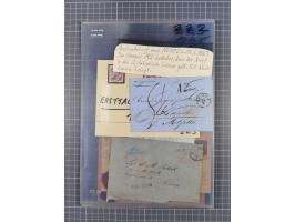 1833/1915 (ca.), postfrische/ungebrauchte und gestempelte Sammlung mit 47 Briefen und Karten, Schwerpunkt Feldpost und später