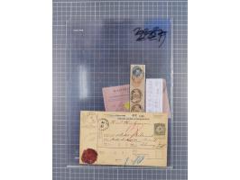 1833/1915 (ca.), postfrische/ungebrauchte und gestempelte Sammlung mit 47 Briefen und Karten, Schwerpunkt Feldpost und später