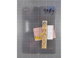 1833/1915 (ca.), postfrische/ungebrauchte und gestempelte Sammlung mit 47 Briefen und Karten, Schwerpunkt Feldpost und später