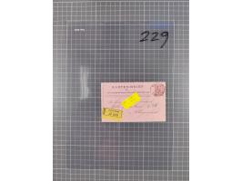 1833/1915 (ca.), postfrische/ungebrauchte und gestempelte Sammlung mit 47 Briefen und Karten, Schwerpunkt Feldpost und später