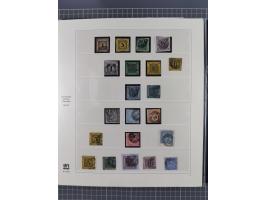 Baden bis Württemberg, interessante, meist ungebrauchte und gestempelte Sammlung inkl. einigen Doubletten mit einigen Briefen