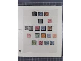 Baden bis Württemberg, interessante, meist ungebrauchte und gestempelte Sammlung inkl. einigen Doubletten mit einigen Briefen