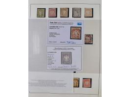 Baden bis Württemberg, interessante, meist ungebrauchte und gestempelte Sammlung inkl. einigen Doubletten mit einigen Briefen