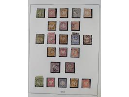 Baden bis Württemberg, interessante, meist ungebrauchte und gestempelte Sammlung inkl. einigen Doubletten mit einigen Briefen